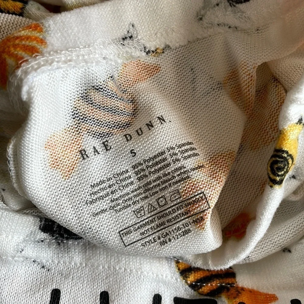 NWOT Rae Dunn Halloween pajamas size 5